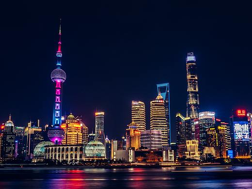 魔都的白天到黑夜