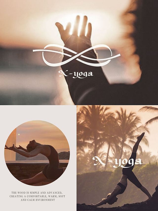 不被定义 Women拥有无限可能 原创瑜伽logo设计