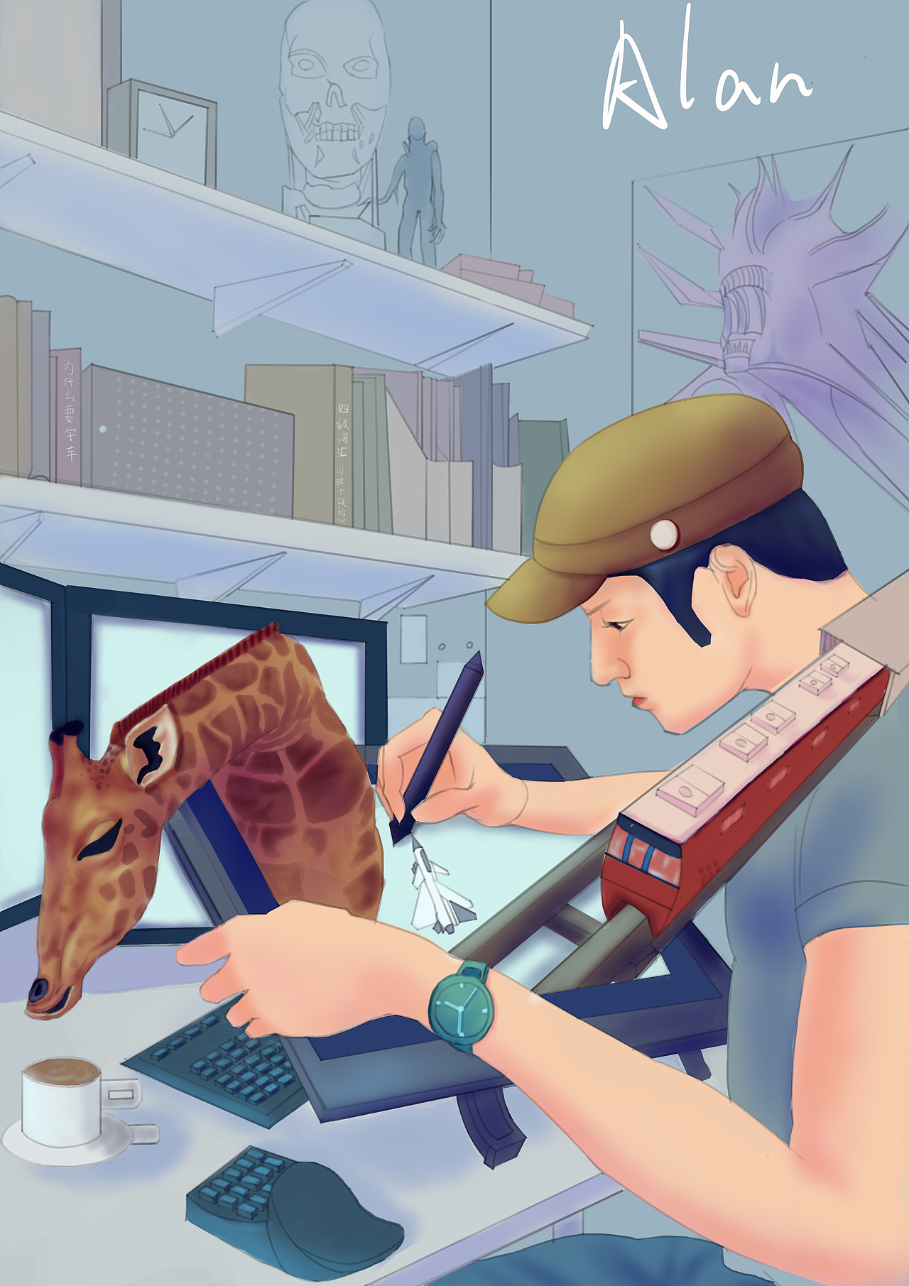 创意插画（图ZMjc4NDk1NzY0） - 创作习作 - 站酷设计师西瓜不西很瓜原创素材 - 站酷ZCOOL