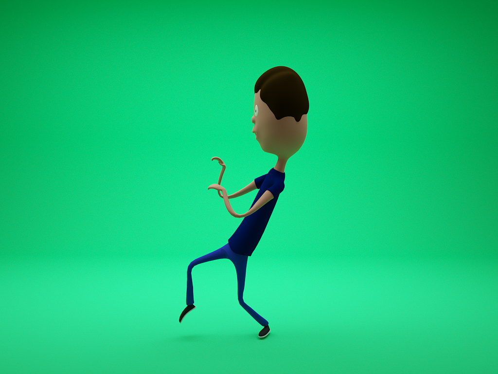 卡通角色动作动画4