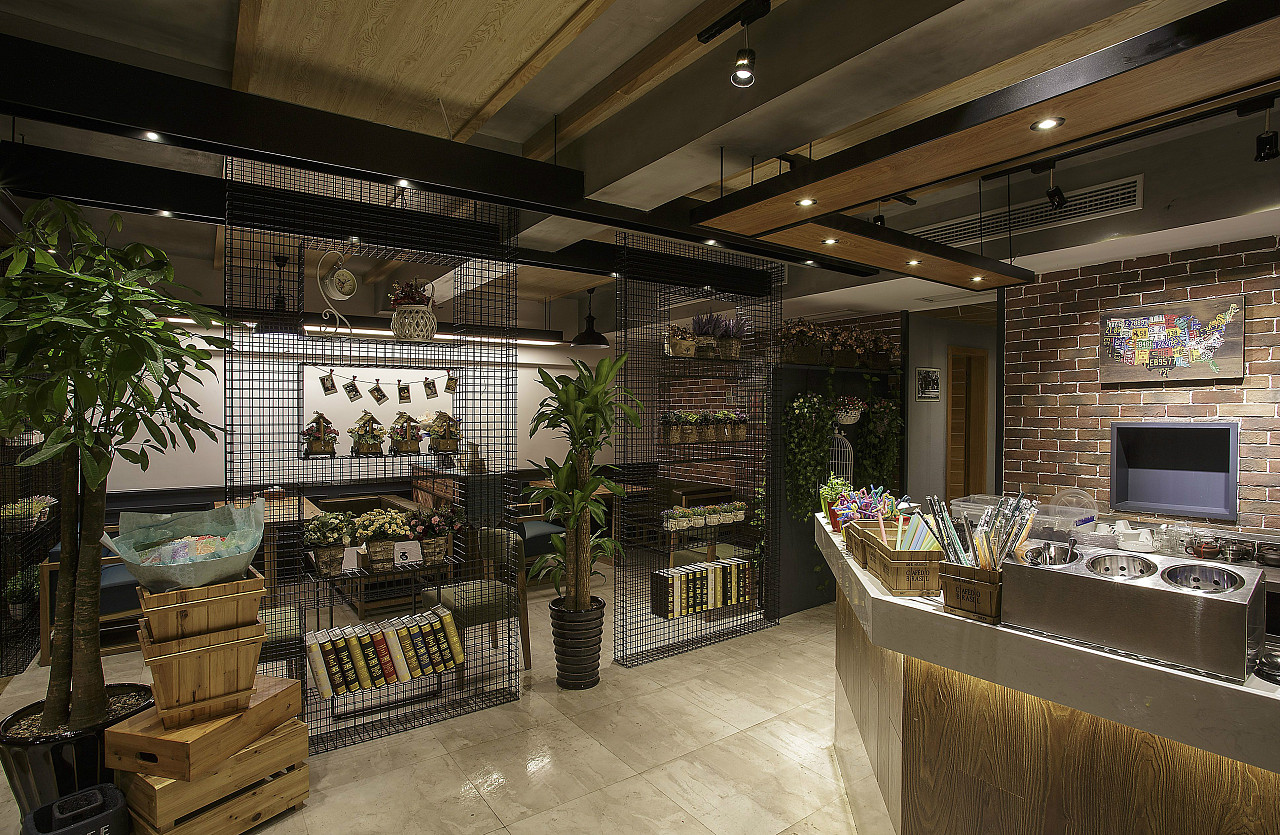 成都餐厅装修实景图_下午茶餐厅装修设计