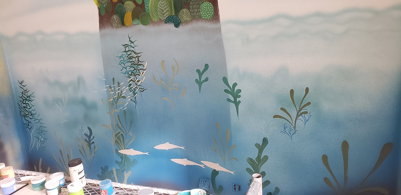 新家的墙绘和我的宝贝（图ZMjQ1NDk5ODgw） - 新锐潮流插画 - 站酷设计师赵先生zxs原创素材 - 站酷ZCOOL