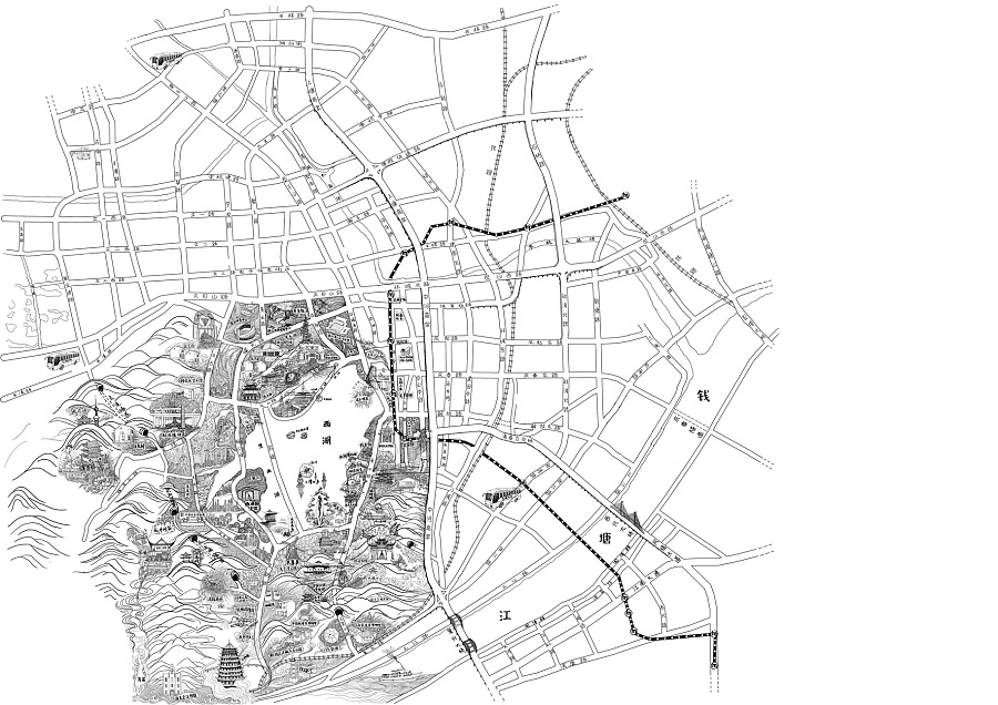 原创作品:如何画手绘地图?(附教程)