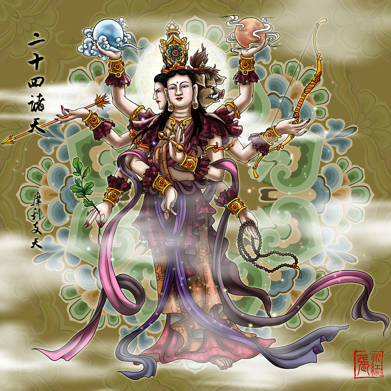 西游记人物谱斗姆元君