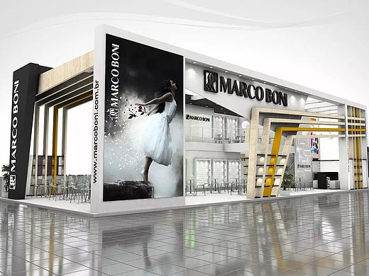 展位展会展台展览展点工装家装快闪店3d效果图设计