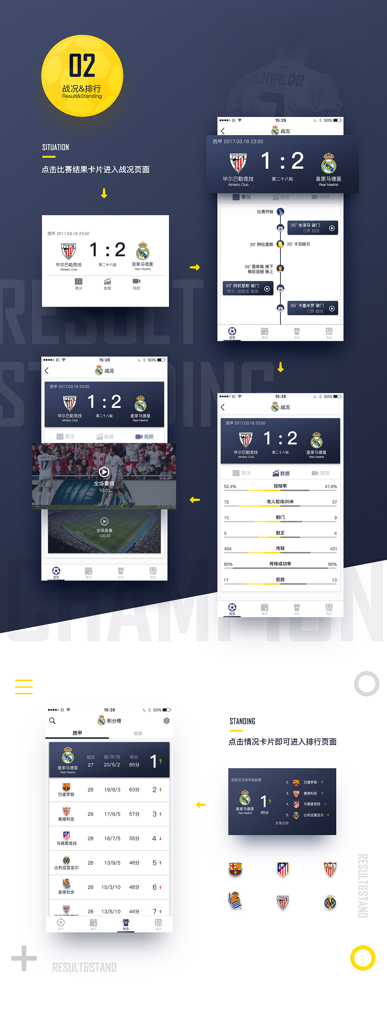 皇家马德里App-Concept Design