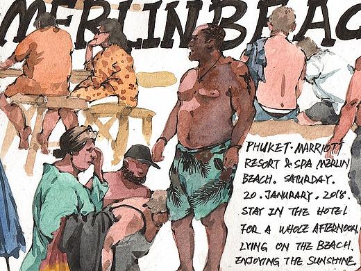 THAILAND TRAVAL SKETCHBOOK 2018