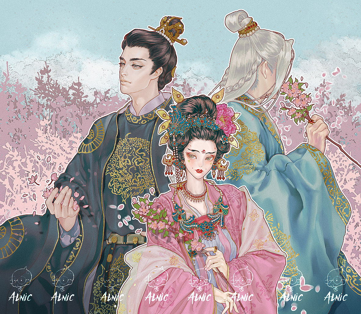 一些古风插画（图ZMjk4NDA1MTg4） - 商业插画 - 站酷设计师alnic是草莓原创素材 - 站酷ZCOOL