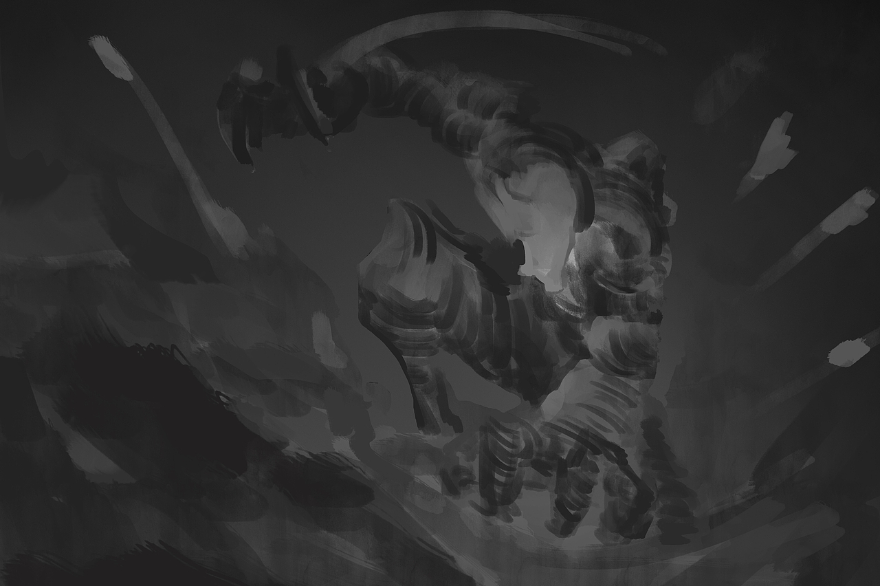 怪（图ZMjI3MjI3NDg=） - 游戏原画 - 站酷设计师TRAGICHERO原创素材 - 站酷ZCOOL