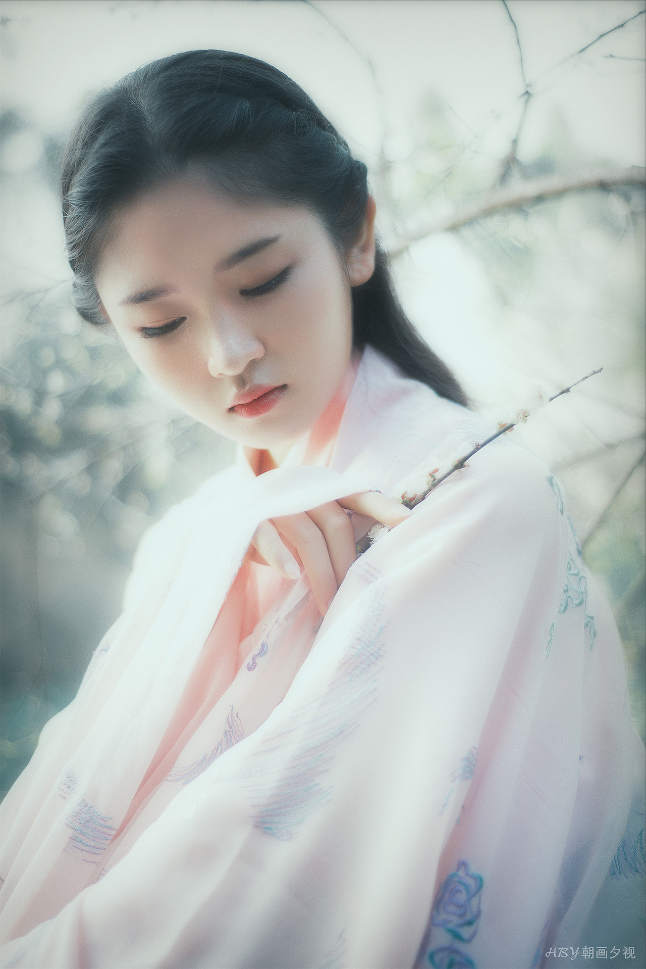 折梅寄相思（图ZNjgyMzc4MDg=） - 人像摄影 - 站酷设计师朝画夕视原创素材 - 站酷ZCOOL