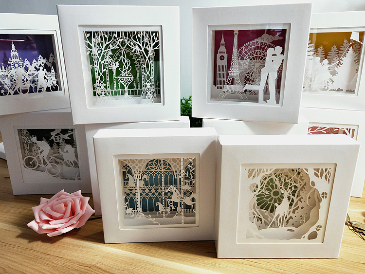 文创小纸雕画