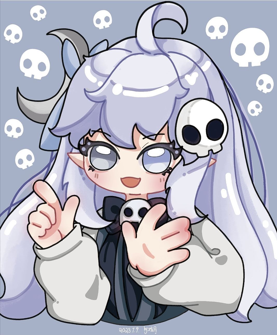 插画设计|赠友人