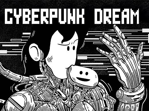 赛博朋克漫画（多图预警~）