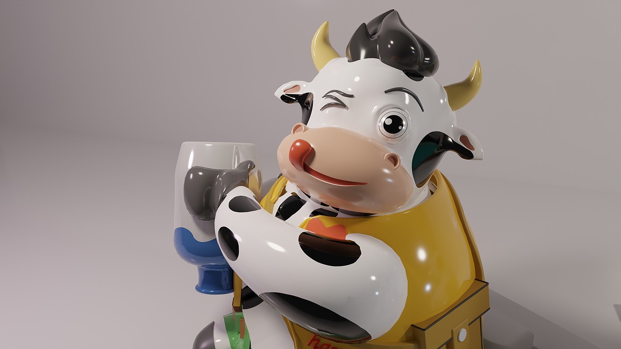 奶牛模型