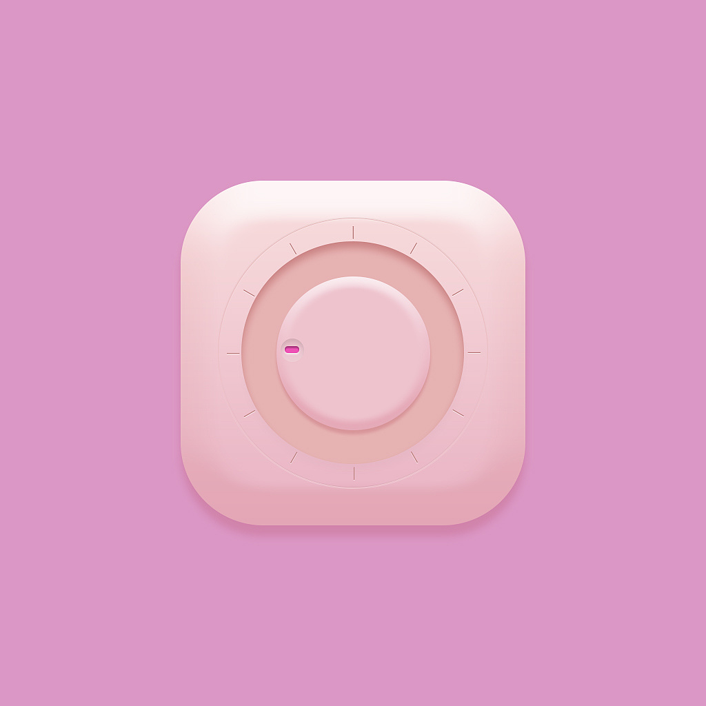 拟物图标临摹,可以从简单的开关等开始