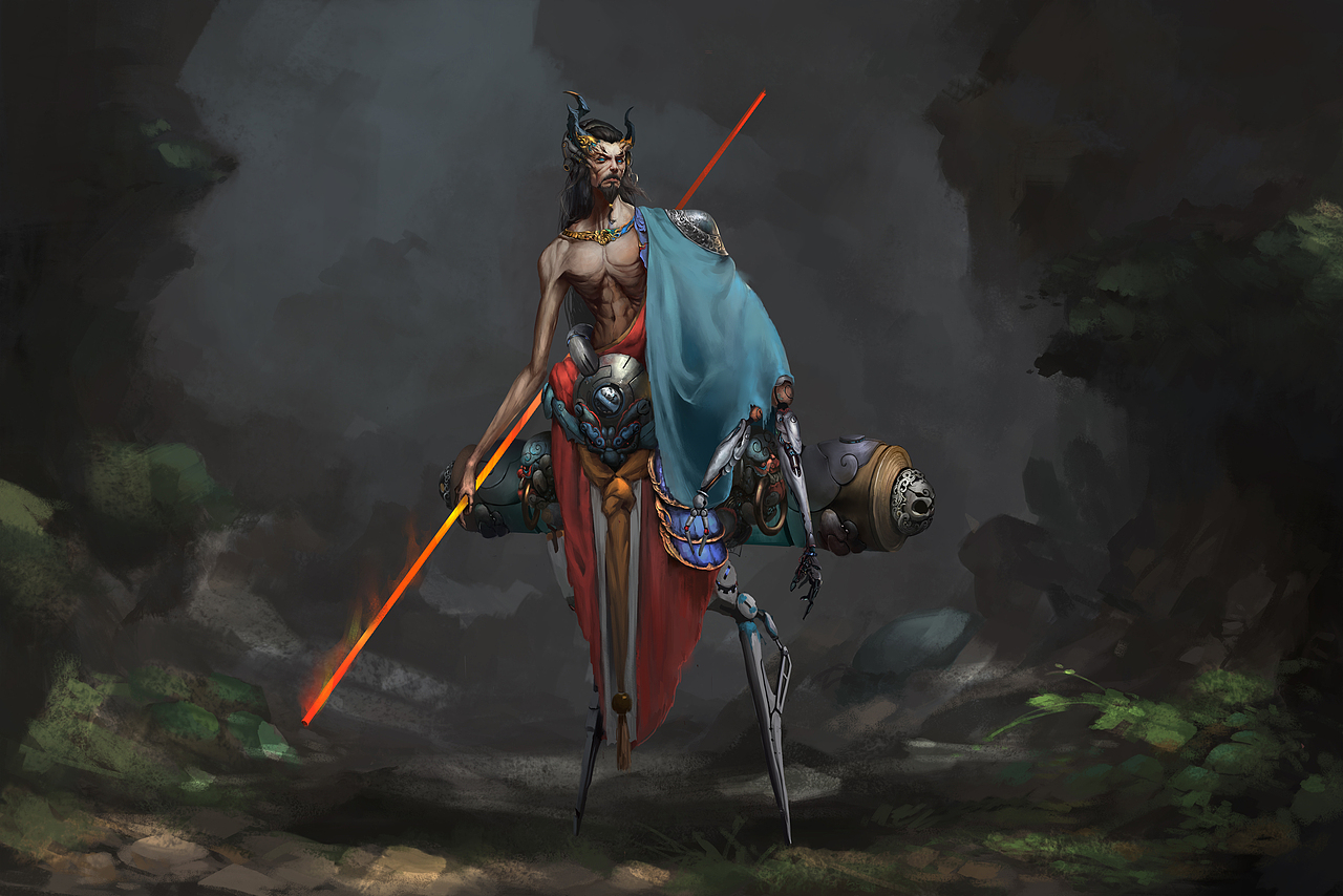 黄帝（图ZOTQ3ODI5NjA=） - 游戏原画 - 站酷设计师啊炜炜仔原创素材 - 站酷ZCOOL