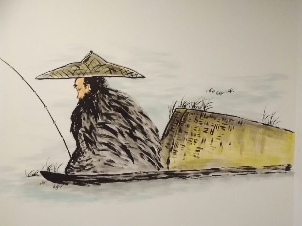 南朝魚府（圖ZMTI1MDE2NzEy） - 繪畫 - 站酷設(shè)計師天天墻體手繪原創(chuàng)素材 - 站酷ZCOOL