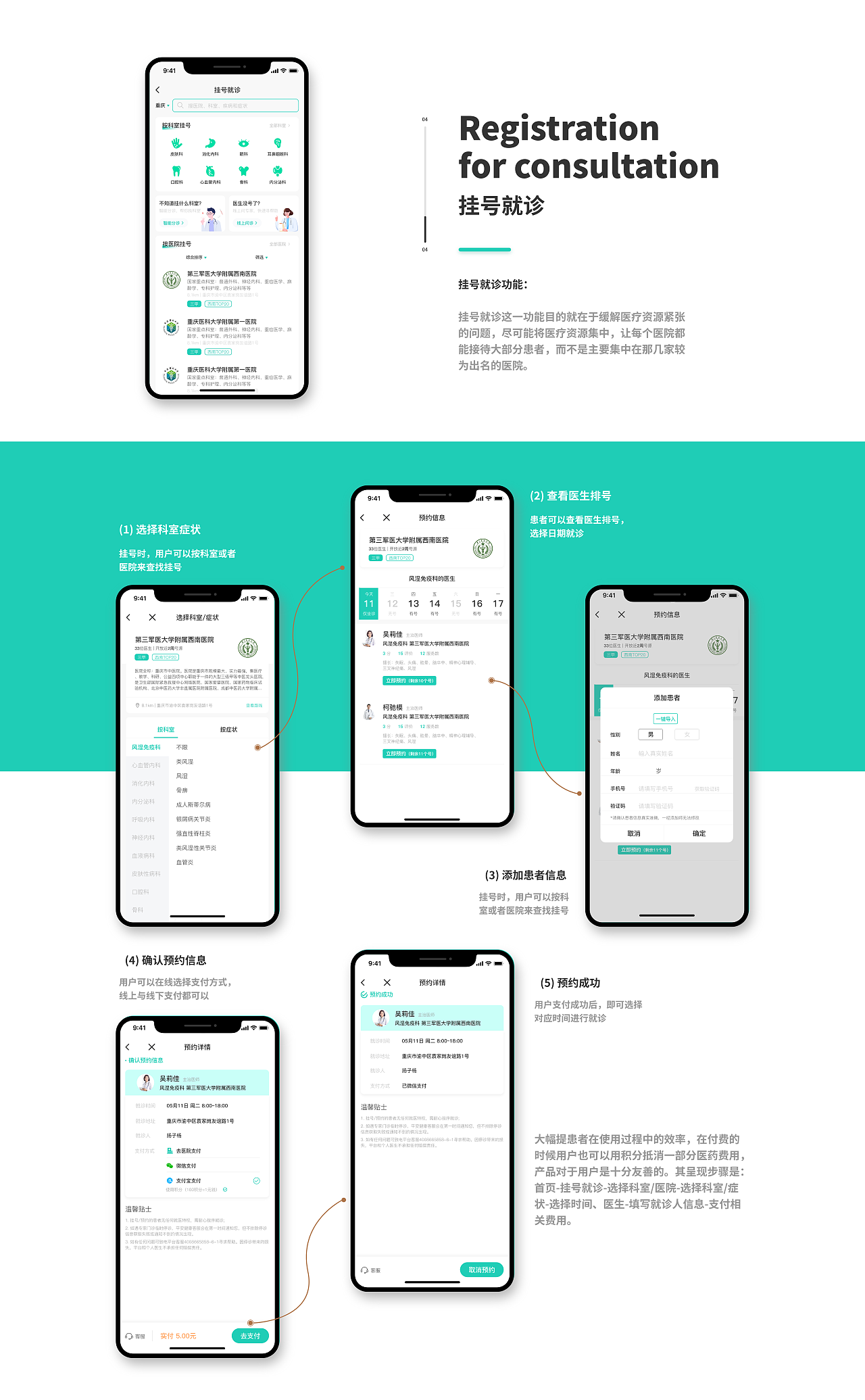 移动医疗app交互设计