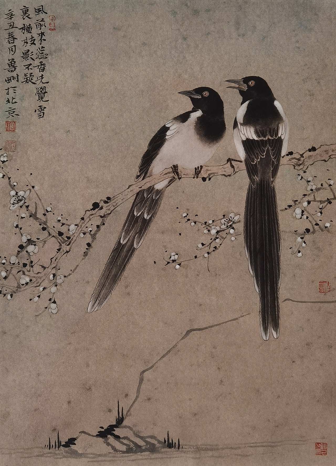 工笔画 花鸟画 鲁刚作品