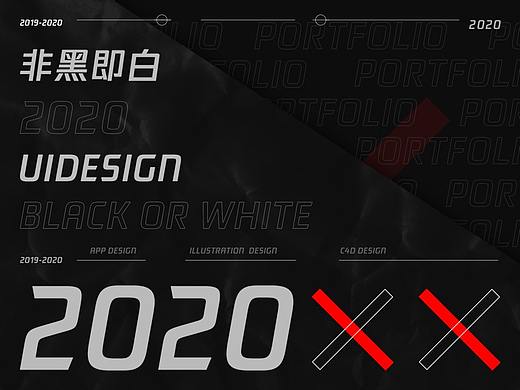 「非黑即白」PORTFOLIO 2019-2020