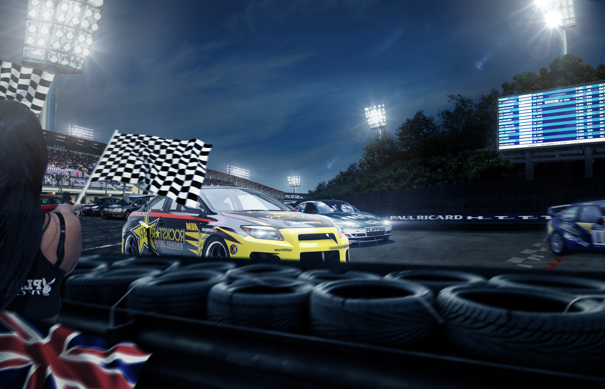 赛车海报临摹练习