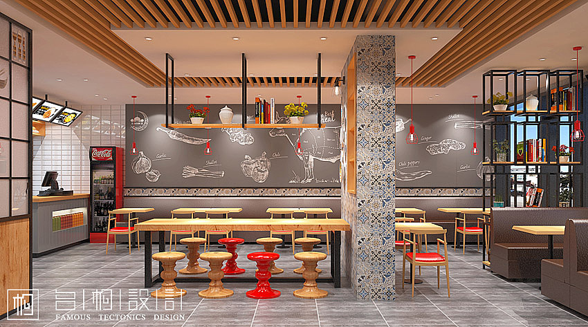 宁夏吴忠上好馆麻辣砂锅店设计（图ZNjgwMTkyNDg=） - 展陈设计 - 站酷设计师名构原创素材 - 站酷ZCOOL