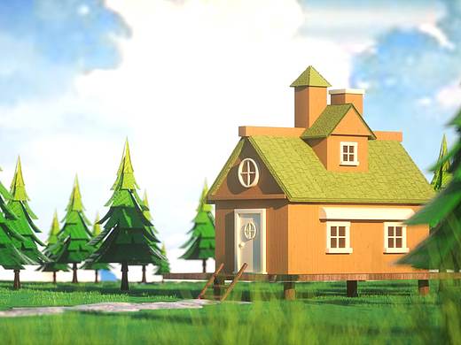 C4D场景写实（个人主页-ZMzk1NjM1ODQ=） - 场景 - 站酷设计师小南瓜123原创素材 - 站酷ZCOOL