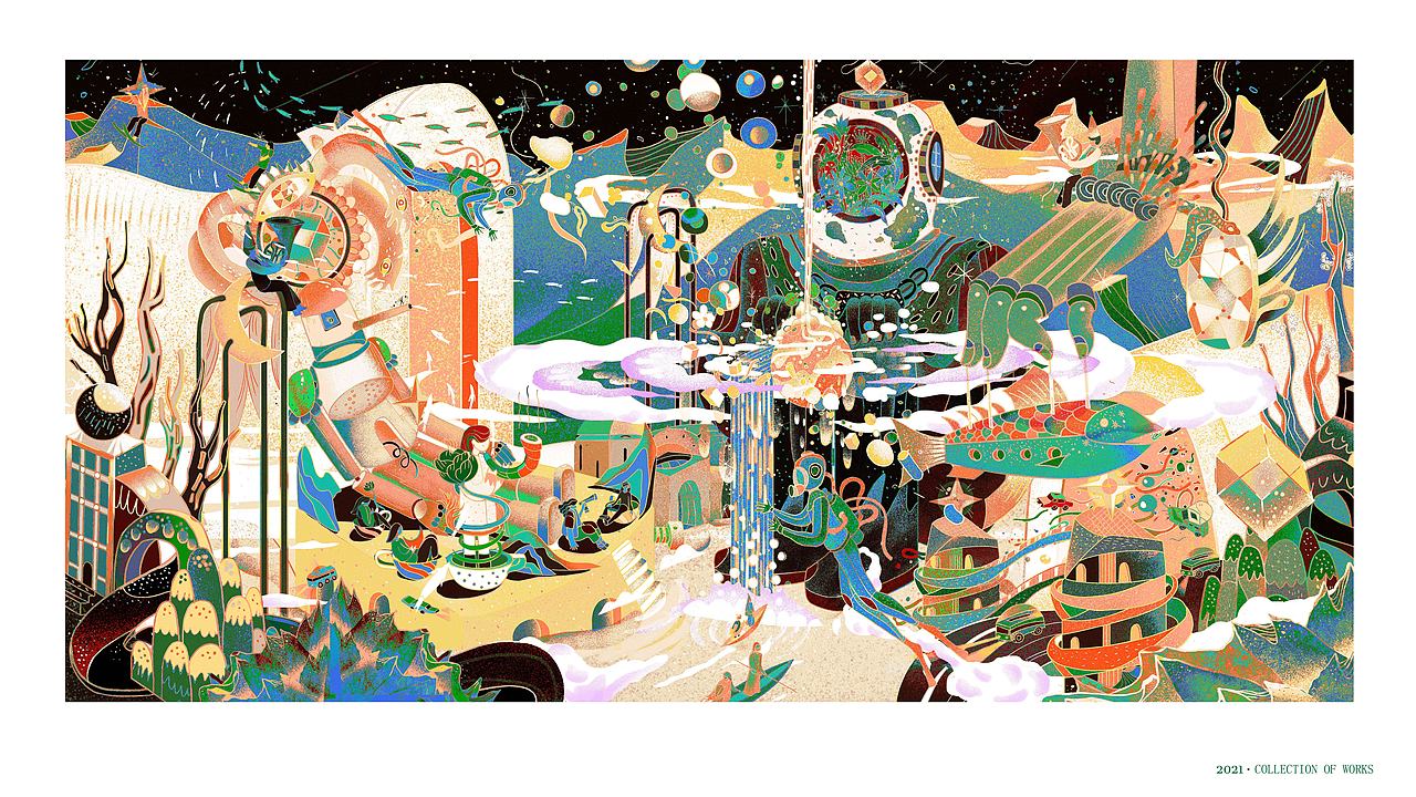 插画练习总结（图ZMjY3NDIwMTQ4） - 创作习作 - 站酷设计师拾石子原创素材 - 站酷ZCOOL