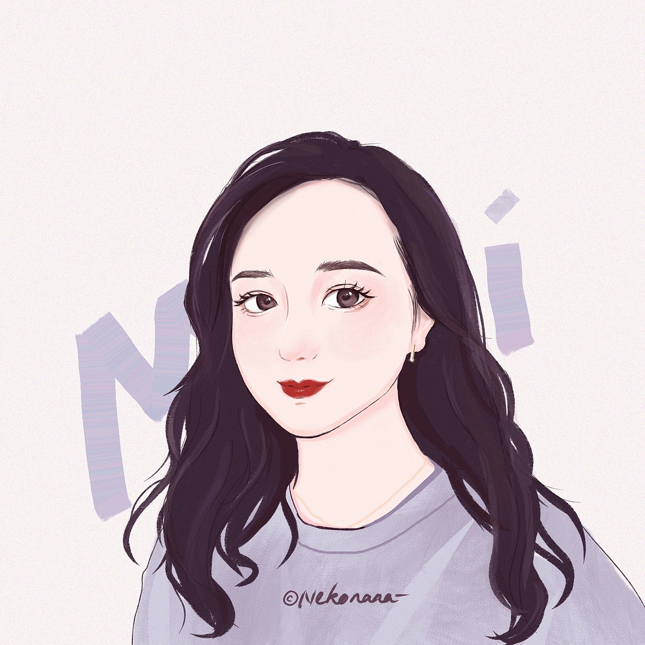手绘插画 手绘头像