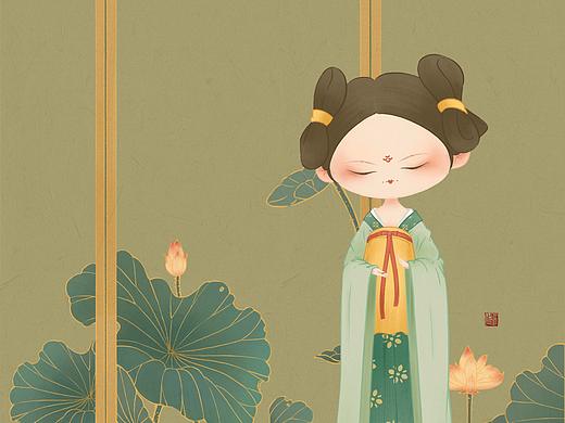 汉服小姐姐～（个人主页-ZNTE0NTI0MzY=） - 创作习作 - 站酷设计师zhaoyueyue01原创素材 - 站酷ZCOOL