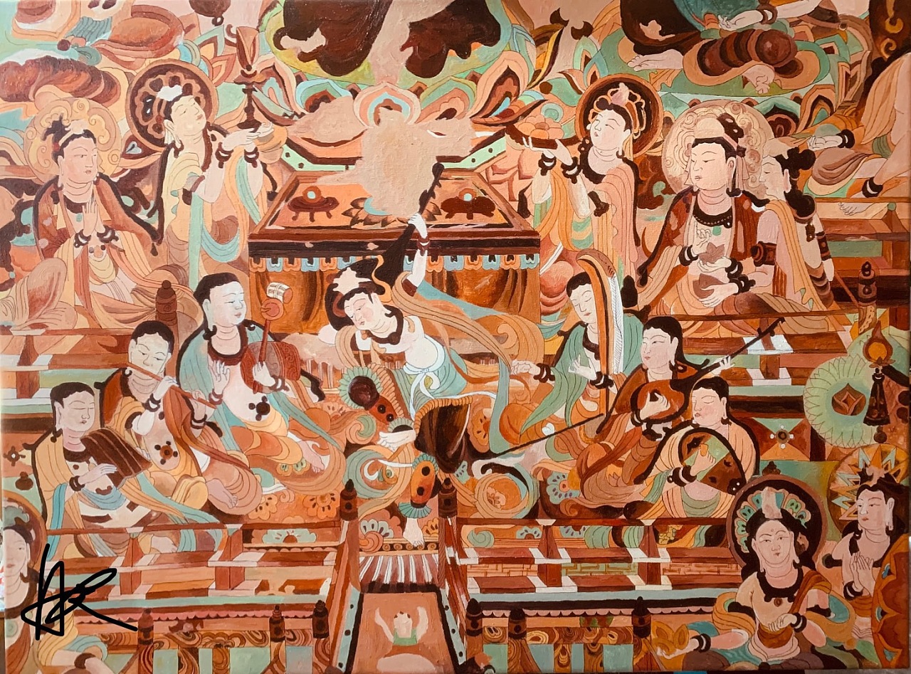 敦煌壁画 - 原创作品 - 站酷(zcool)