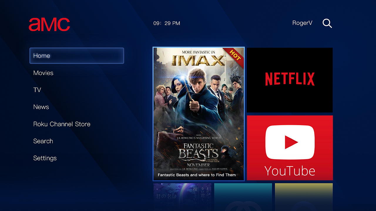 智能TV页面（模拟）（图ZNzA1MTA4NDA=） - 软件界面 - 站酷设计师RogerVivier原创素材 - 站酷ZCOOL