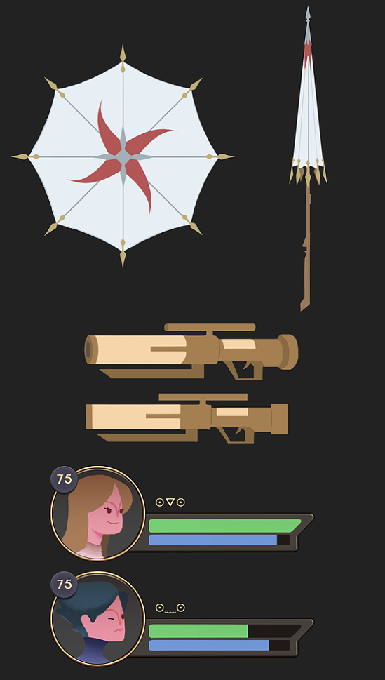 为了匹配动画风格、道具是需要精简的,同时也加了一些游戏元素来丰富、趣味化画面。
<br>接下来是美术秀技时间。<br>美术这里,是我先构思出大概的场景样子,然后交给我们美术进行完善优化~这里我先放出一些我们美术的成稿,再放出我的一些草稿,让你们感受下美术的心酸,哈哈哈。<br>首先是美术成稿——