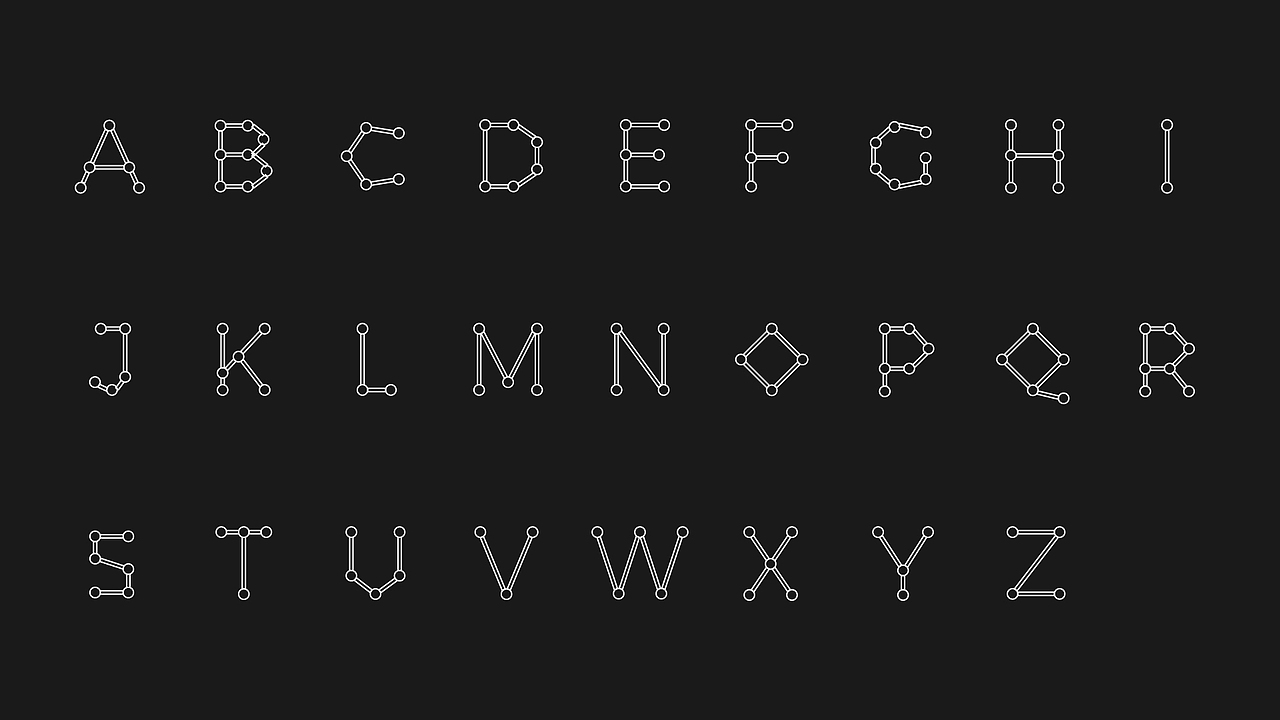 【26个英文字母】符号化设计-字体字形设计（图ZMTIxMTQwNTE2） - 字体/字形 - 站酷设计师___Cjlevi原创素材 - 站酷ZCOOL