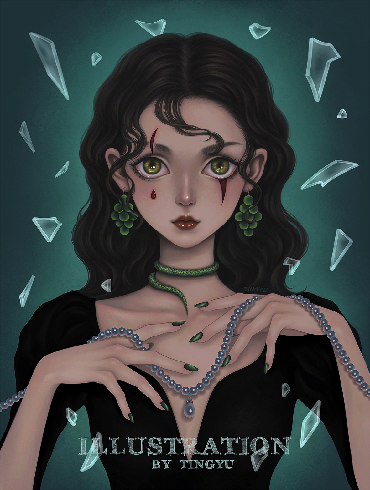 2020年插画总结（图ZMjQxNTQ0Mzk2） - 商业插画 - 站酷设计师汀屿TingYu原创素材 - 站酷ZCOOL