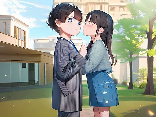 二小无猜之动漫二（个人主页-ZNjMyOTc5MzI=） - AI作品 - 站酷设计师此日晴原创素材 - 站酷ZCOOL