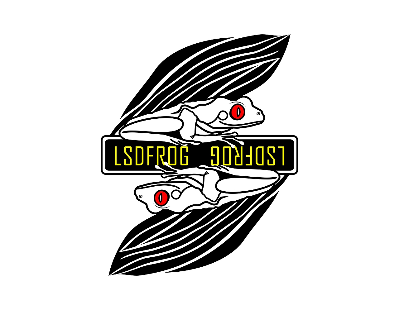 迷幻蛙 L-S-D Frog （GIF）（图ZMzEwOTE0NjA=） - 图案 - 站酷设计师斑点乌鸦原创素材 - 站酷ZCOOL