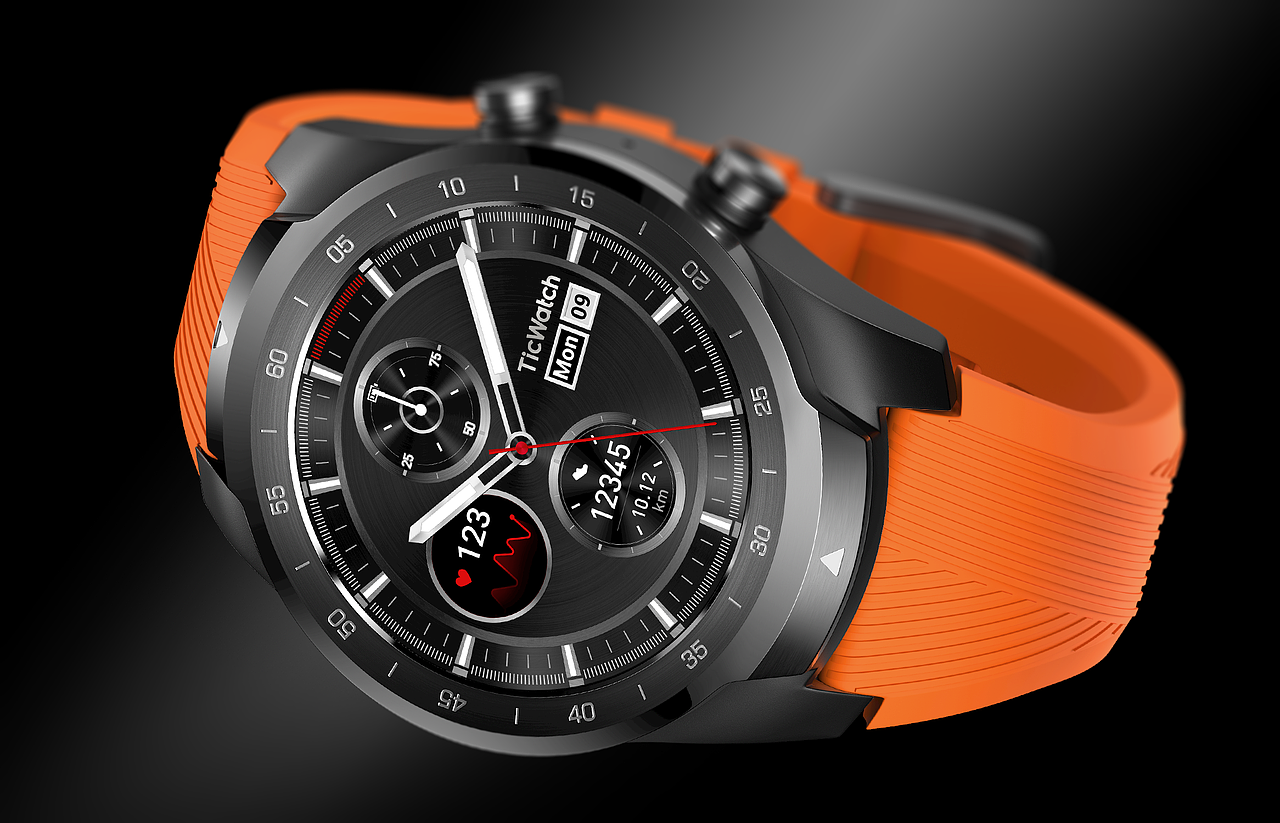 TicWatch Pro 出门问问智能手表旗舰系列渲染图