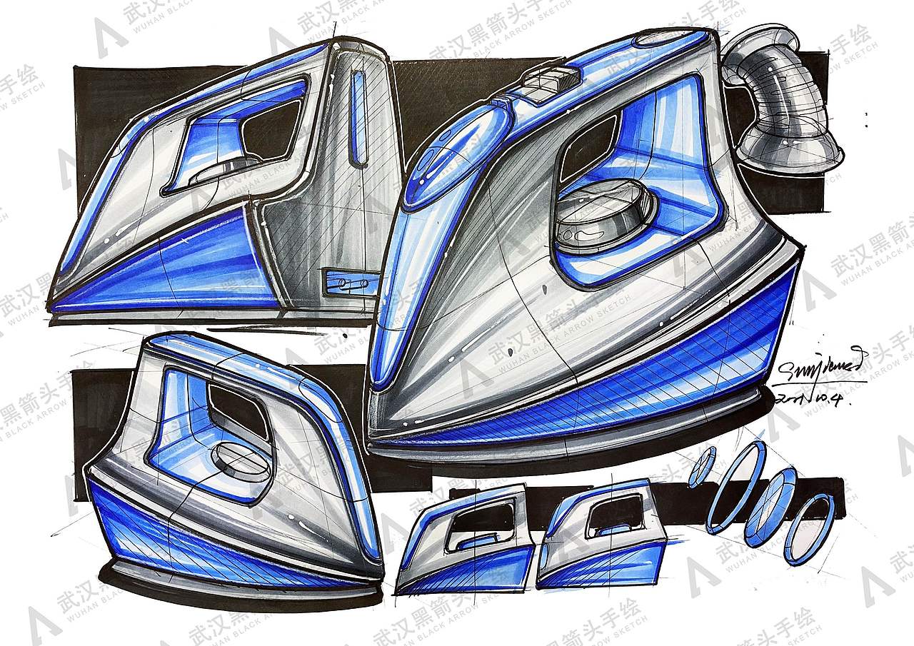 工业设计考研手绘版面