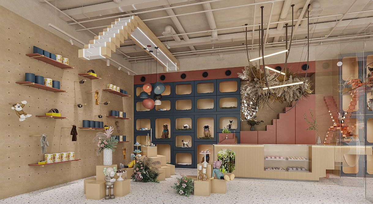 宠物咖啡店,一个宠物和主人同时社交的场所