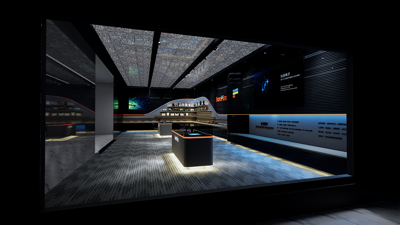 科技展厅,国际化的第一步