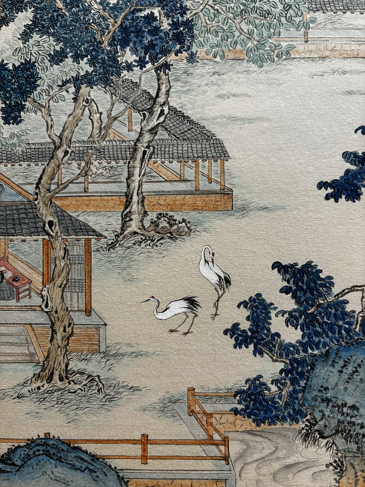 仿古工笔山水