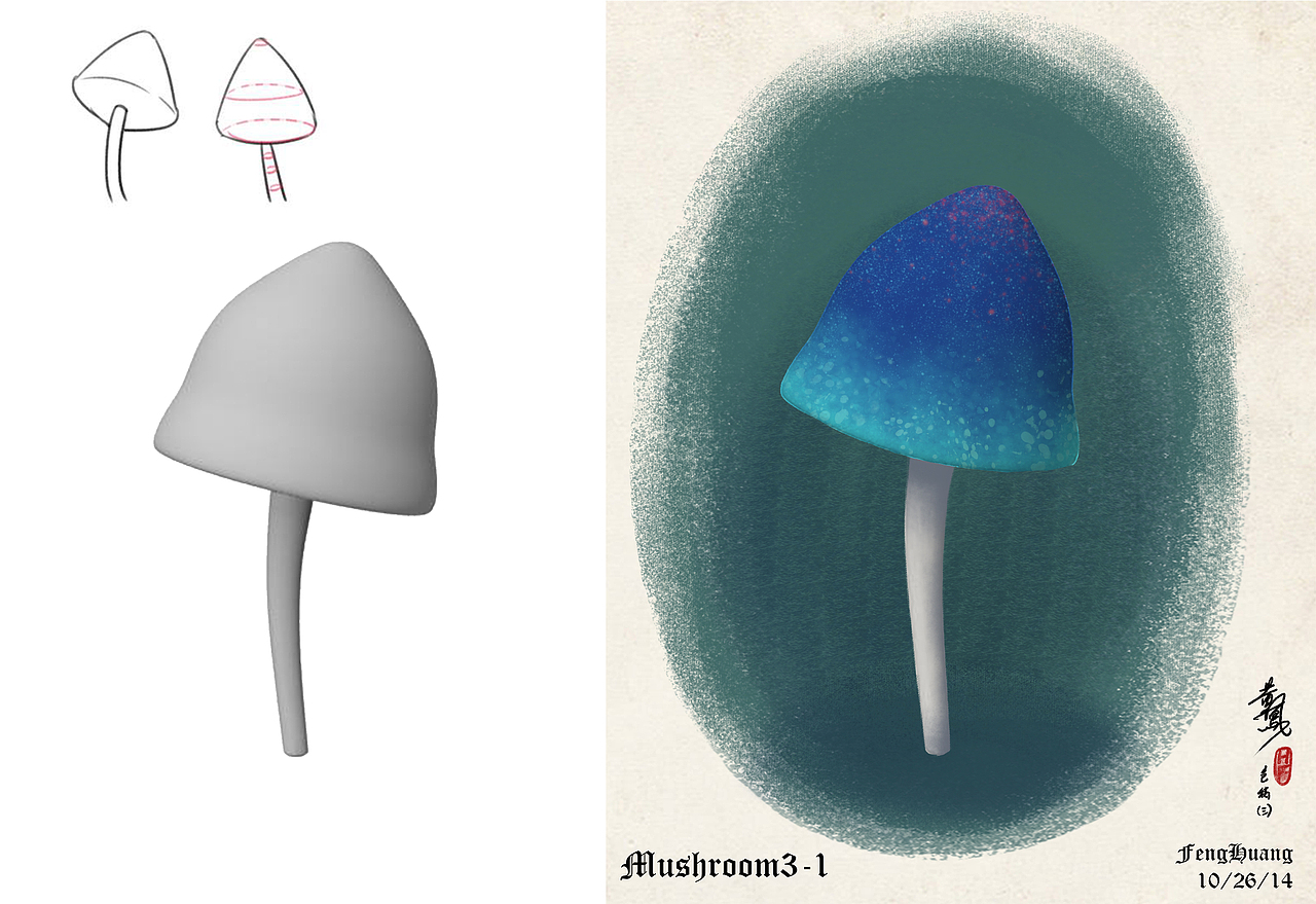 3D动画短片环境和植物设计（图ZMTgyMTMyNzky） - 概念设定 - 站酷设计师凤Freya原创素材 - 站酷ZCOOL