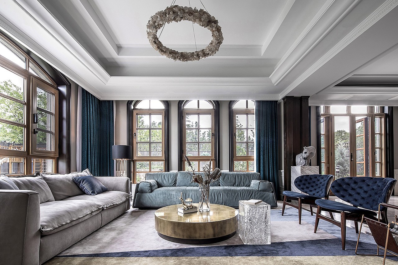 600㎡顶级私宅,骚气又艺术的摩登控_效果图设计莉莉-站酷zcool