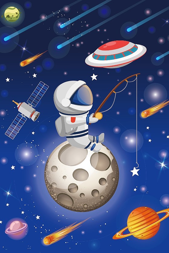 探索宇宙系列儿童海报