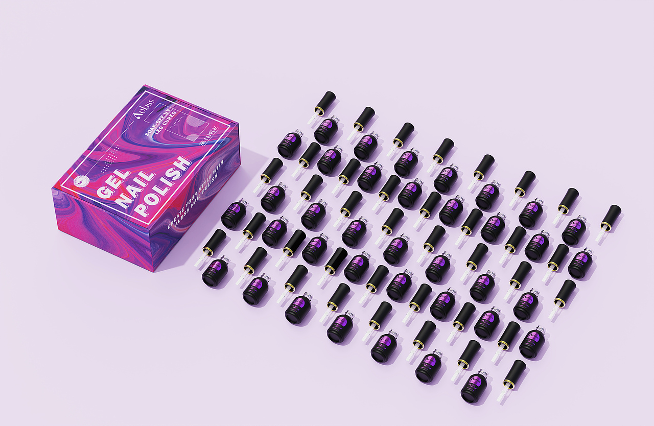 美甲类品牌包装