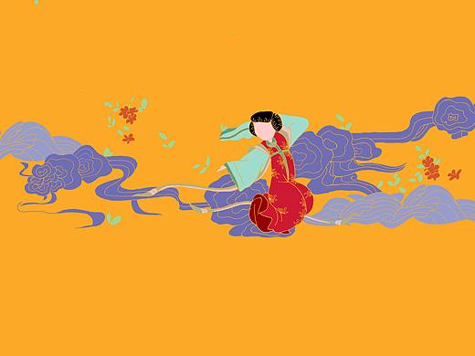 天女散花包装设计