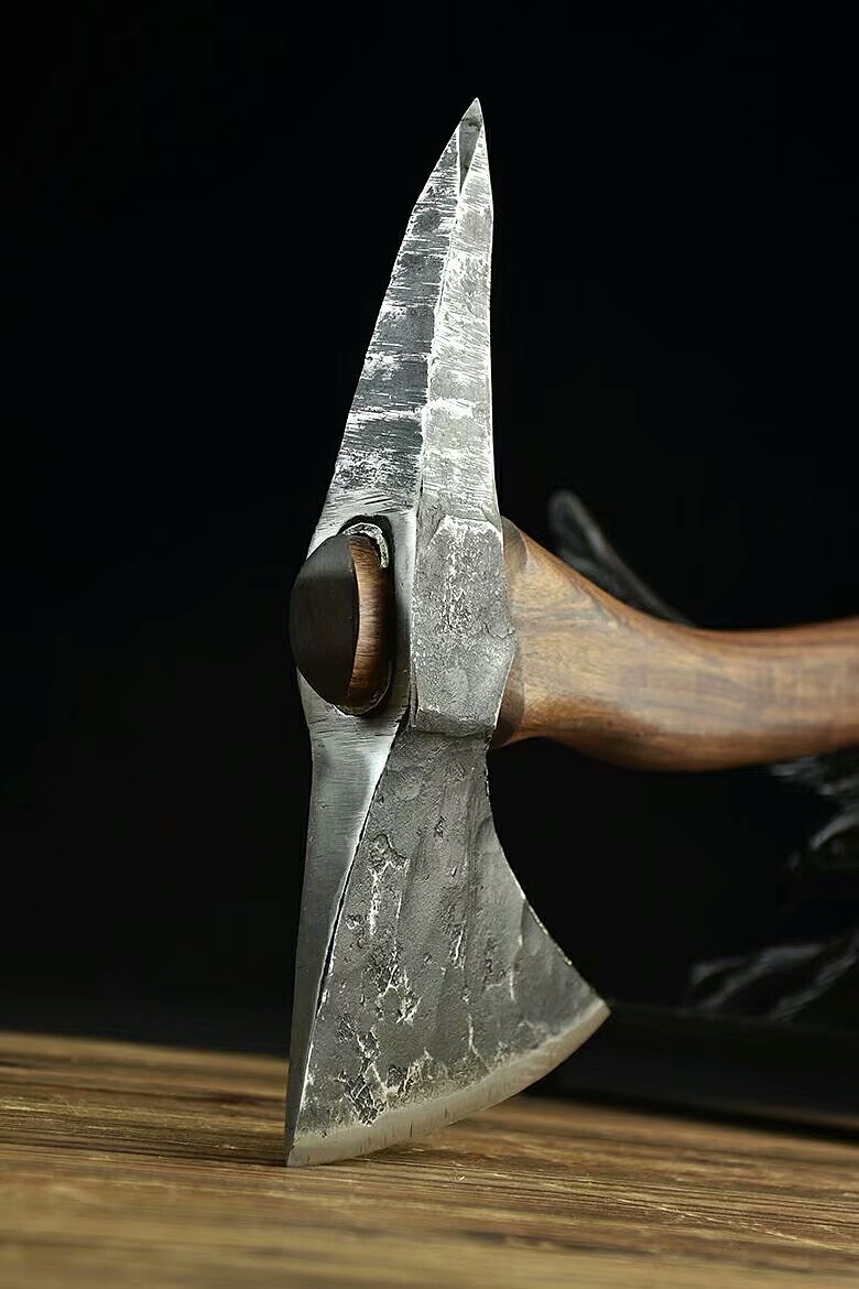 和风堂美术刀剑 锰钢夹钢手斧/飞斧（图ZMjA1NjA2NjA4） - 工艺品设计 - 站酷设计师和风堂美术刀剑原创素材 - 站酷ZCOOL