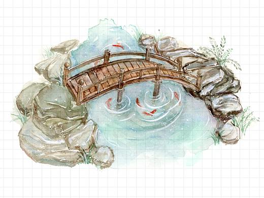 橋（個人主頁-ZMzY3ODYyNTY=） - 繪畫 - 站酷設計師糖土土原創(chuàng)素材 - 站酷ZCOOL