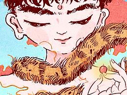 少年与黄虎（个人主页-ZNDkzNTU5Mjg=） - 商业插画 - 站酷设计师三老三原创素材 - 站酷ZCOOL